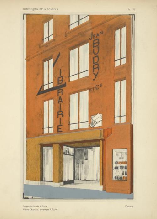 René Herbst, Boutiques and Shops, examples from Paris, 1929. Edition Charles Moreau, Paris. Via NYPL