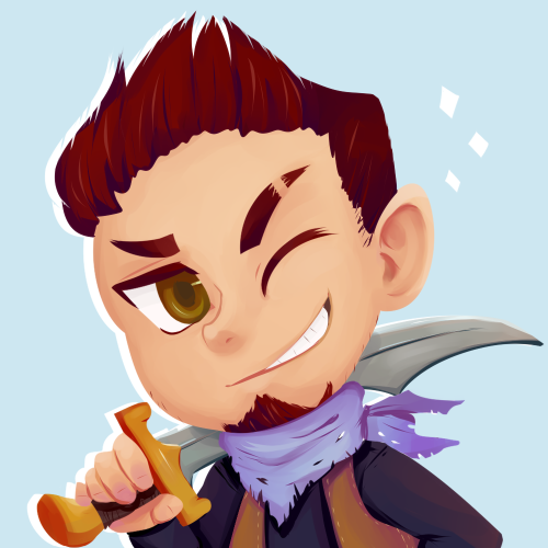 First batch of chibi icon commissions done! ; w ; My friend was very kind and ordered three from me 