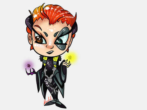 WIP from an upcoming series of chibis…. here’s a Moira