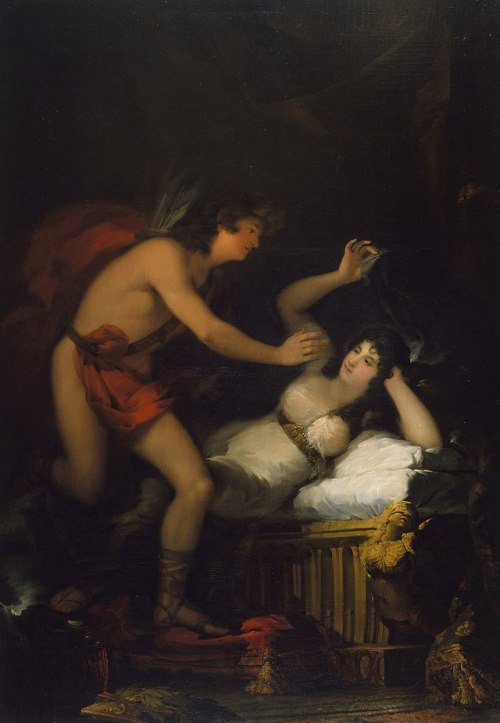 loumargi:Allegory of Love, Cupid and Psyche by Goya (d. 1828)