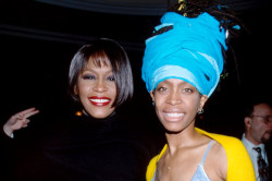 misterand:  Whitney Houston and Erykah Badu