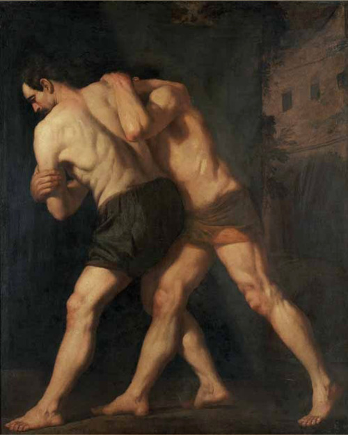 antonio-m:  “Two  Wrestlers” and “The Wrestlers”, c.1600s by Cesare Fracanzano  (1605–1653). Italian painter. Museo Nacional del Prado. oil on canvas.