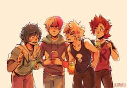 they went out for boba, Todoroki regrets