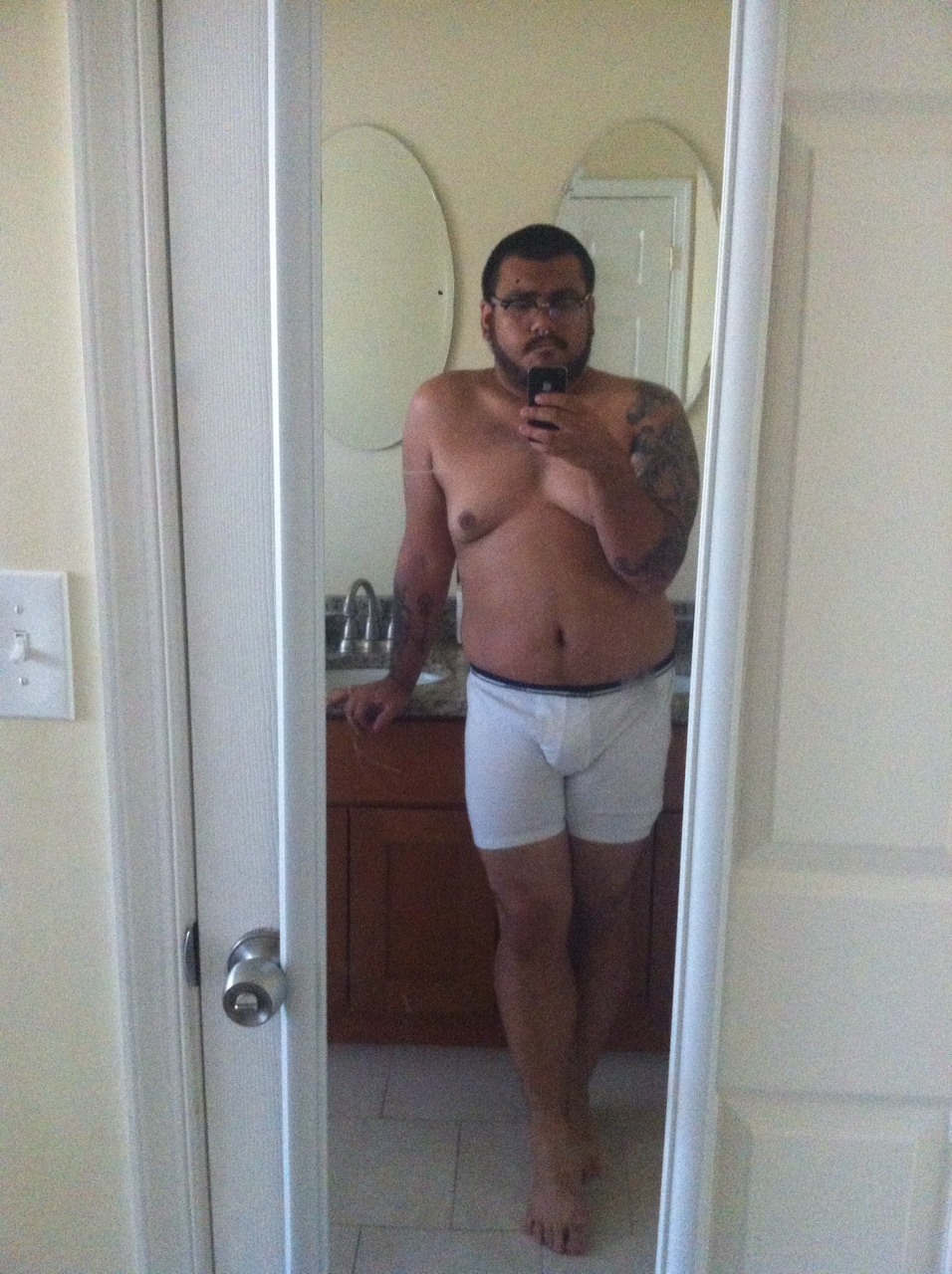 fiercebear:  Trying to feel better about my body, for those who know me IRL sorry!
