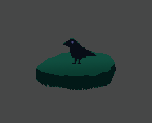 A friendly crow on Auroran’s Island. You’d be wise to talk to him if you see him!