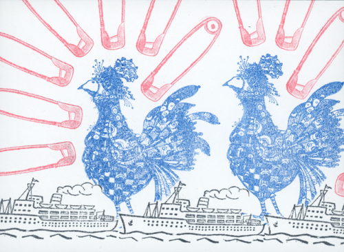 formicalage:A Rare Sighting Of Ocean Roosters.