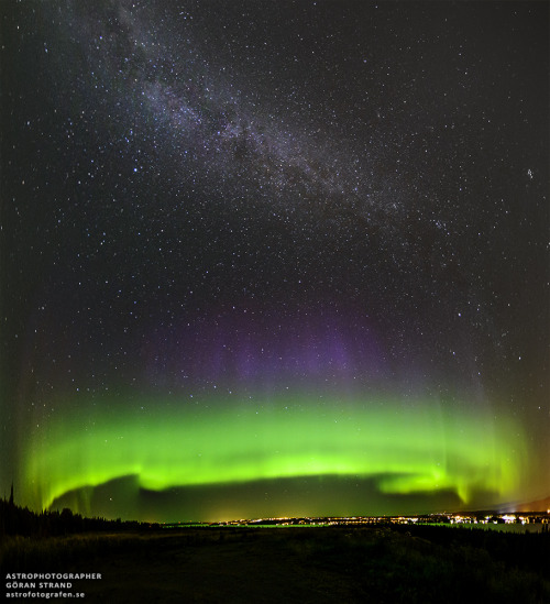 An Aurora Cupcake with a Milky Way Topping | APODThis sky looked delicious. Double auroral ovals wer