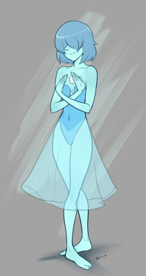 Xizrax:flat Color Commission Of Blue Pearl From Steven Universe @Slbtumblng 