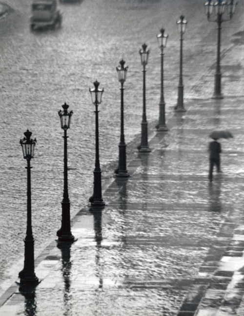 frenchvintagegallery:Place Gambetta, Paris, 1928-29 by  André Kertész  today