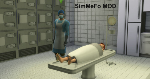 SimMeFo MOD (Sims Medical Forensics)Hello. I have finished this 1st version of a CSI related MOD. Wi