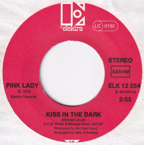 PINK LADY - Kiss In The Dark 7&quot; (1979/JAPAN)belgian press