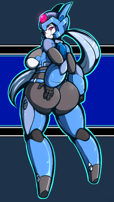 eikasianspire:  I drew a robutt! It’s Raki’s NeleN.  Hope you like, dude. :3  God your robutts are so good