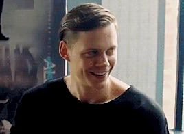 skarsgoddd:“I’ve gotten that before, people have been like, ‘Oh, you have a creepy stare.’ My energy