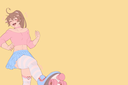 Ariana Griande On Roller Skates Slayyy