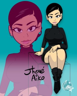 camtoonstm: Doodle of Jhené Aiko.  @jheneaiko
