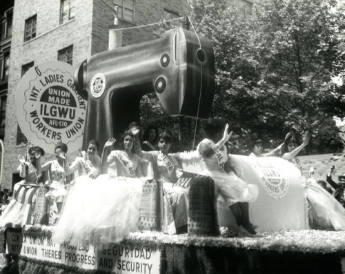 nyhistory:Members of the International Ladies’ GarmentWorkers’ Union marched in Labor Day parades in