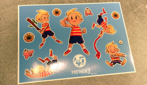 Vinyl Lucas stickers!They are really durable and perfect for use on your favorite gadgets, where the