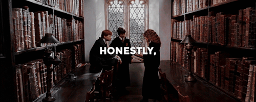 hugvvarts:“Harry — I think I’ve just understood something! I’ve got to go to the library!” And she s