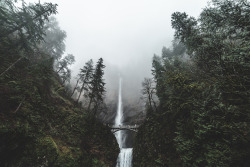 brianstowell:  Moody Multnomah Falls, Oregon