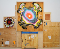 Installator:  “For Their First Collaborative Exhibition, The East Hampton Art Outpost Eric