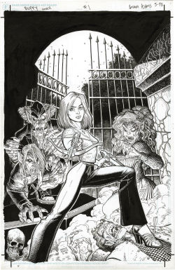 brianmichaelbendis:  Buffy The Vampire Slayer #1 by Arthur Adams