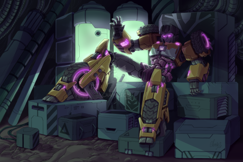 candychameleon:finally had some time to sit down and finish coloring this incredible Swindle lineart