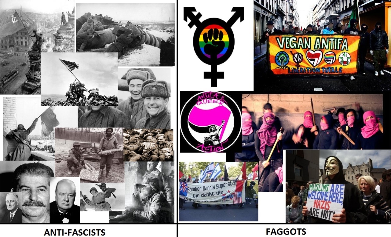 zvunderbahr:  Got an Anti-Antifa compilation for you, my friends! Useful for dealing