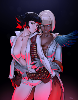 requiemdusk:  Lady and Gloria - get closer!Full size on Patreon