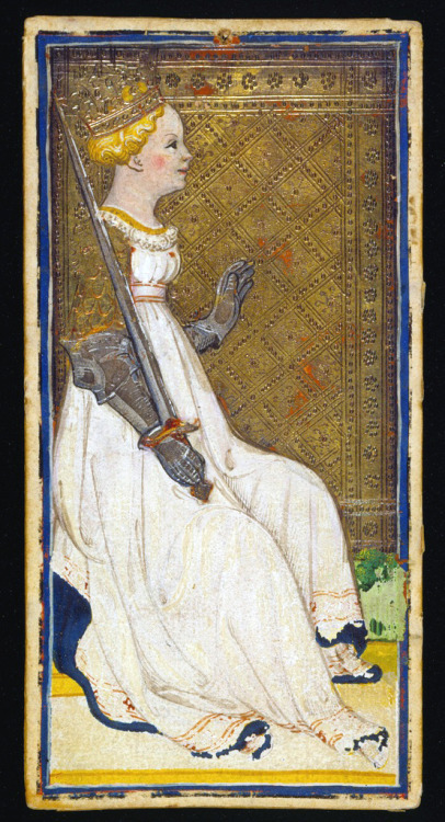 The Visconti-Sforza tarot cards by Bonifacio Bembo,  Italy, Milan, c. 1450