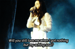 delreigns:  First time Lana Del Rey performed Young &amp; Beautiful live - Luxembourg,