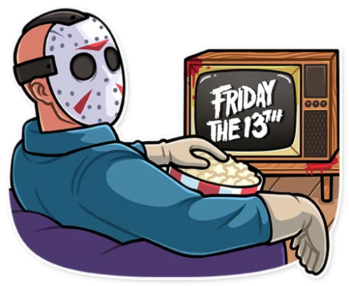 creaturesofnight: Friday the 13th telegram stickers