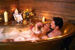 collectmagicmoments:  Collect Magic Moments not Things!  even more sexy &amp; wild moments on my gif blog:   www.onemilliongifs.tumblr.com …   be inspired…  Okay, I really want this tub, and then someone yummy to be my bath pillow and feed me grapes