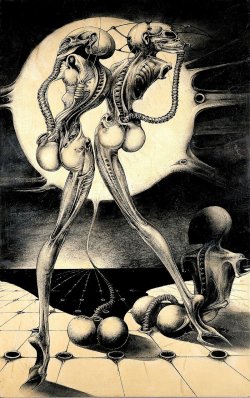 maynardsfreak:  Atomic Children~By H.R. Giger