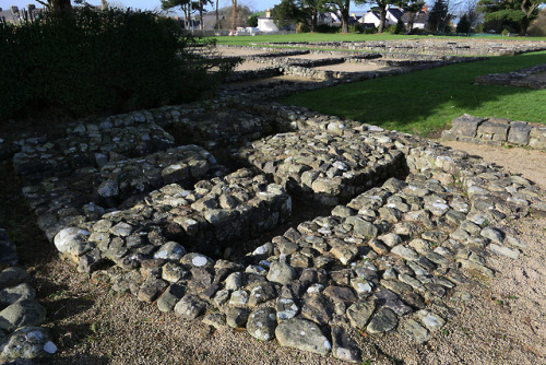 thesilicontribesman: Segontium Roman Fort and Settlement, Caernarfon, North Wales, 16.2.18. This sit