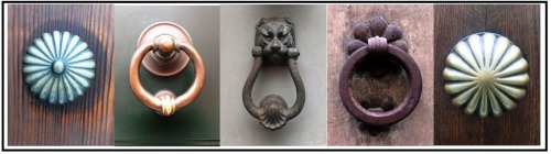 My friend Karen has a collection of images of doorknobs from Italy. This collection  from Raven