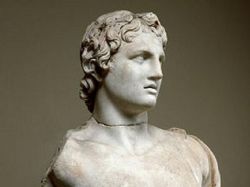 marmarinos:  Greek or Roman statue of Alexander