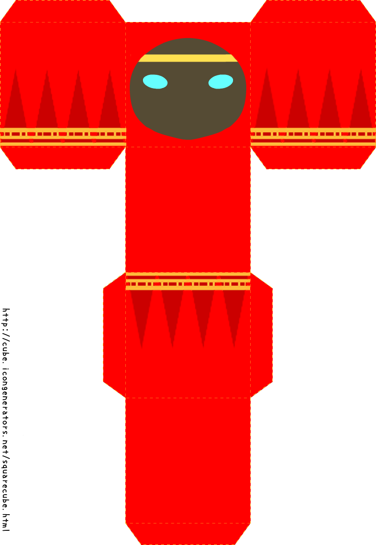 mynamemeanscloud:  I made Journey cubies!! Those square avatars from icongenerator.net