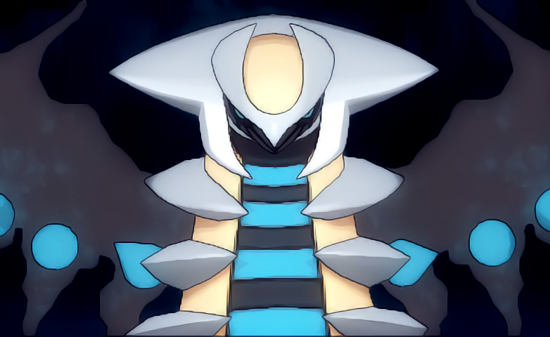 Shiny Giratina artwork.