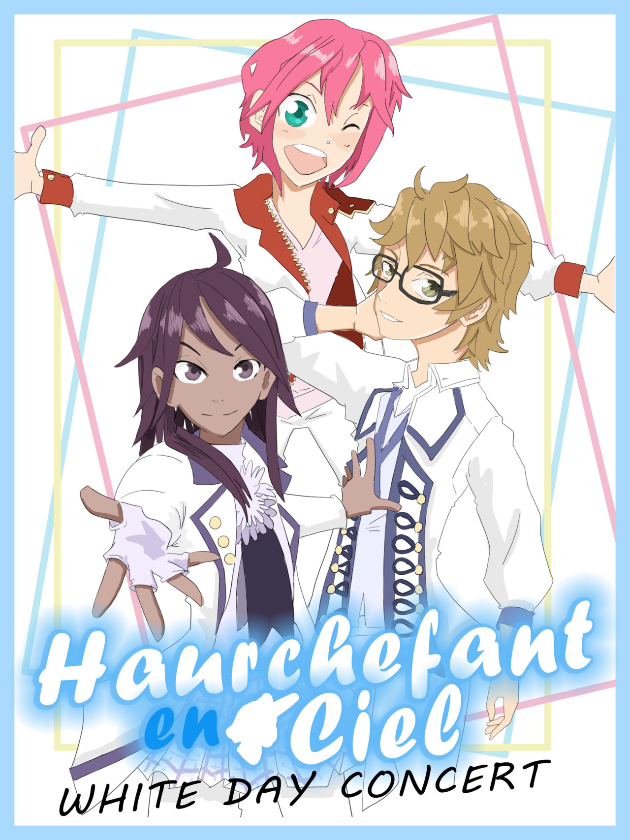 [Balmung] Haurchefant-en-Ciel White Day Concert
March 14th @ 9:00pm EST - Goblet W6, P5Eiri, Hideki, and Umi-kun, the lovely boys of Haucherfant-en-Ciel, have put together a special show to thank all of their fans for their support. A White Day...