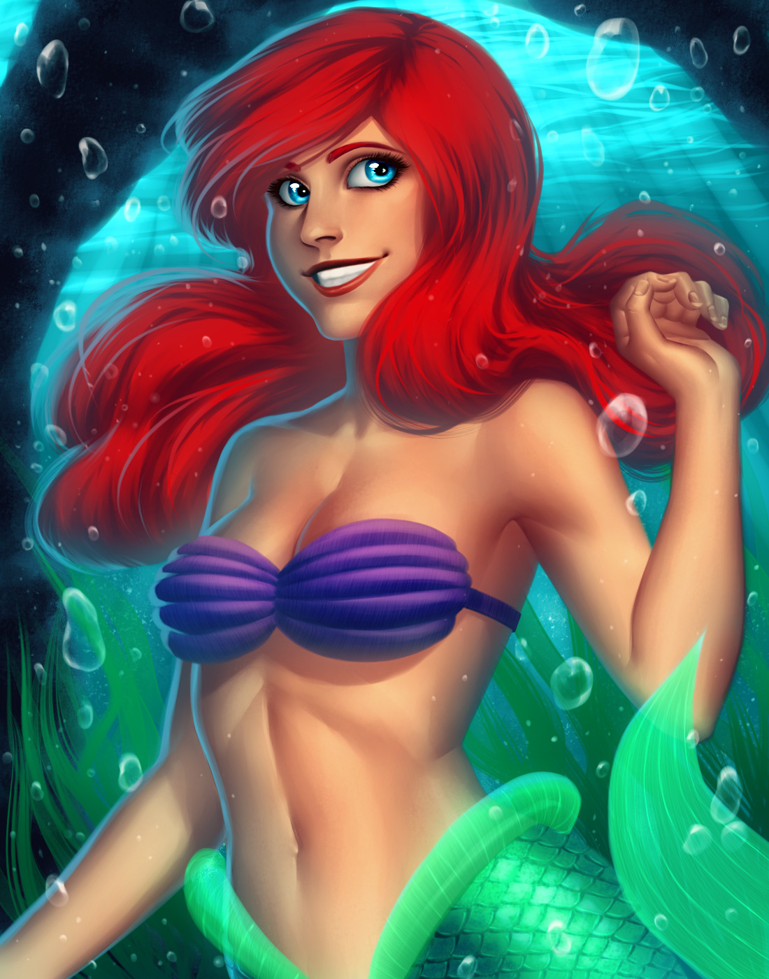 dustys-art:  I drew an Ariel and I absolutely love how it came out!I should definitely