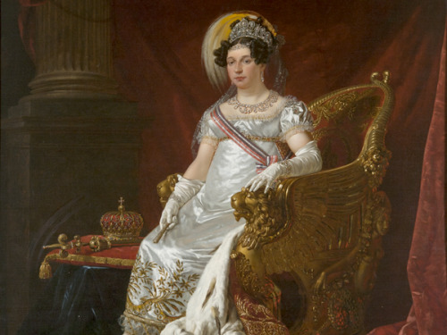 longliveroyalty:Royals in Art Sitter: Queen Maria Isabella of Two Sicilies, nee Infanta of Spain Art