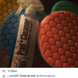 chemicalguys:  Nothing please buffing pads like chemicalguys pad cleaner. Great pic @r_wood91 thanks for the post