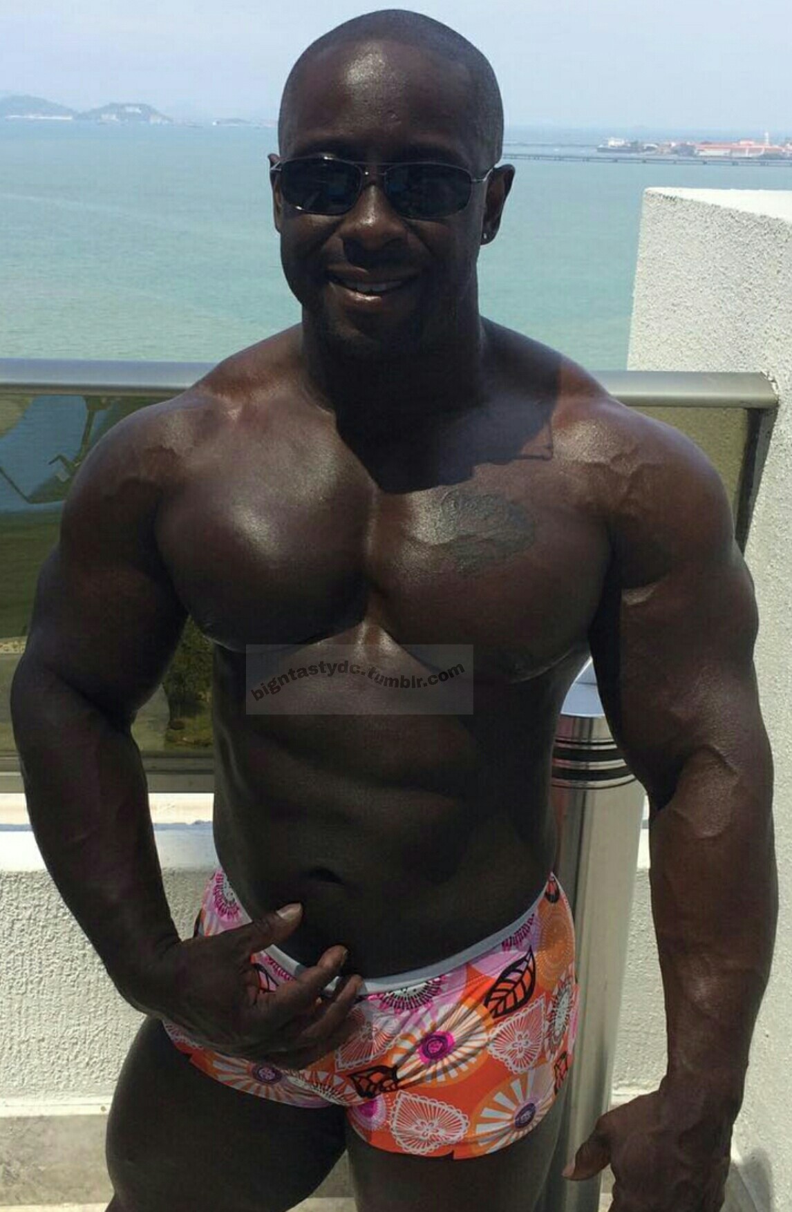 bigntastydc:  He just looks like he was dipped in the finest batch of deep dark chocolate