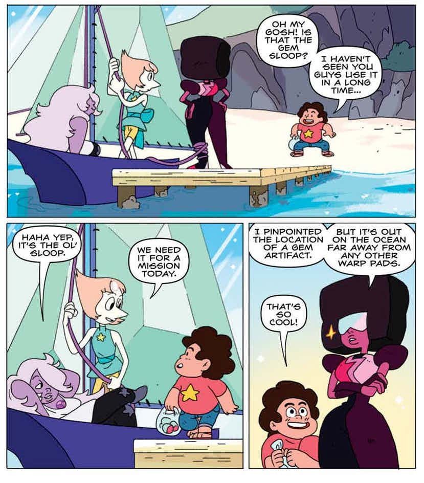 lesbiantopaz: gem sloop’s back and as adorable as ever in the next issue of the