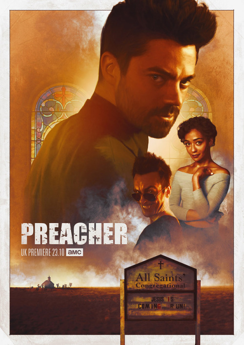 Second submission for PosterSpy “Creative Brief: Design a poster for AMC’s PREACHER”. This piece has
