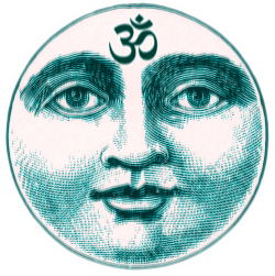 soma-god:  transparent moon with Hindu symbol don’t remove the source yo