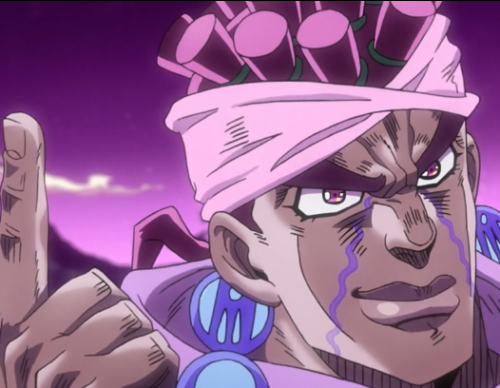 m-ohammedavdol:Hey. There haven’t been any posts of Avdol smiling, so. You’re welcome.