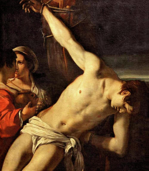 Saint Sebastian. 1625. Orazio Gentileschi. Italian 1563-1639. oil/canvas.        hadrian6.tum