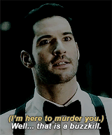mikaelsonsreign:Lucifer Morningstar + sass(requested by anon)