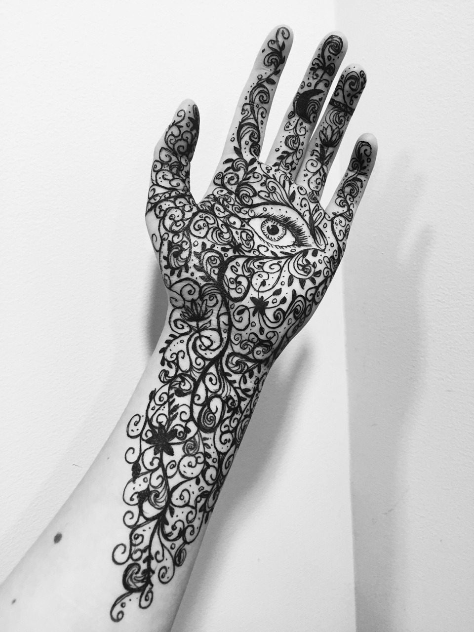She Could Rattle The Stars If She Only Dared  So I had a bit of fun  with henna the other day